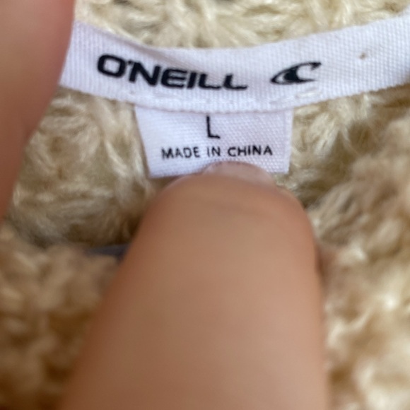 O'Neill Fawn Sweater  Bone Color Size L - Picture 13 of 14